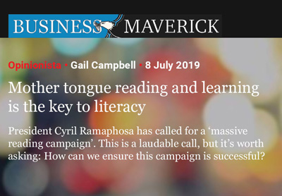 Mother tongue reading and learning is the key to literacy